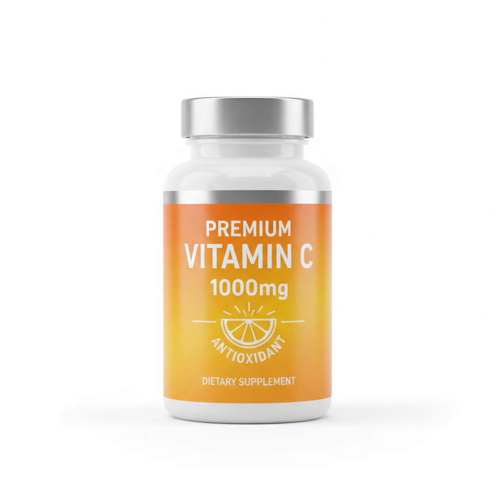 Vitamina C Premium 1000mg - Antioxidante Poderoso