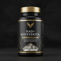 NAD+ Resveratrol SuperHuman™ – Frasco premium de suplemento